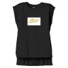 Women's Flowy Muscle Tee With Rolled Cuffs Thumbnail