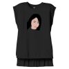 Women's Flowy Muscle Tee With Rolled Cuffs Thumbnail