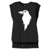 Women's Flowy Muscle Tee With Rolled Cuffs Thumbnail