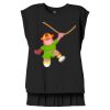 Women's Flowy Muscle Tee With Rolled Cuffs Thumbnail