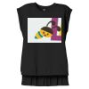 Women's Flowy Muscle Tee With Rolled Cuffs Thumbnail