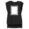 Women's Flowy Muscle Tee With Rolled Cuffs Thumbnail