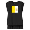 Women's Flowy Muscle Tee With Rolled Cuffs Thumbnail