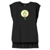 Women's Flowy Muscle Tee With Rolled Cuffs Thumbnail