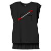 Women's Flowy Muscle Tee With Rolled Cuffs Thumbnail