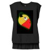 Women's Flowy Muscle Tee With Rolled Cuffs Thumbnail