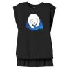 Women's Flowy Muscle Tee With Rolled Cuffs Thumbnail