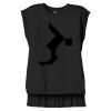 Women's Flowy Muscle Tee With Rolled Cuffs Thumbnail