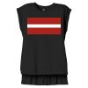 Women's Flowy Muscle Tee With Rolled Cuffs Thumbnail