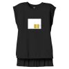 Women's Flowy Muscle Tee With Rolled Cuffs Thumbnail