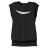 Women's Flowy Muscle Tee With Rolled Cuffs Thumbnail