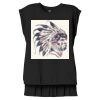 Women's Flowy Muscle Tee With Rolled Cuffs Thumbnail