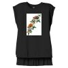 Women's Flowy Muscle Tee With Rolled Cuffs Thumbnail