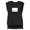 Women's Flowy Muscle Tee With Rolled Cuffs Thumbnail