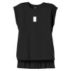 Women's Flowy Muscle Tee With Rolled Cuffs Thumbnail