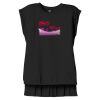 Women's Flowy Muscle Tee With Rolled Cuffs Thumbnail