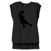 Women's Flowy Muscle Tee With Rolled Cuffs Thumbnail