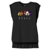 Women's Flowy Muscle Tee With Rolled Cuffs Thumbnail
