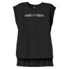 Women's Flowy Muscle Tee With Rolled Cuffs Thumbnail