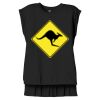 Women's Flowy Muscle Tee With Rolled Cuffs Thumbnail