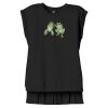 Women's Flowy Muscle Tee With Rolled Cuffs Thumbnail