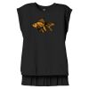 Women's Flowy Muscle Tee With Rolled Cuffs Thumbnail