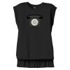 Women's Flowy Muscle Tee With Rolled Cuffs Thumbnail