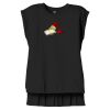 Women's Flowy Muscle Tee With Rolled Cuffs Thumbnail