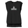 Women's Flowy Muscle Tee With Rolled Cuffs Thumbnail