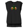 Women's Flowy Muscle Tee With Rolled Cuffs Thumbnail