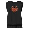 Women's Flowy Muscle Tee With Rolled Cuffs Thumbnail