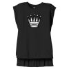 Women's Flowy Muscle Tee With Rolled Cuffs Thumbnail