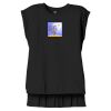 Women's Flowy Muscle Tee With Rolled Cuffs Thumbnail
