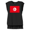 Women's Flowy Muscle Tee With Rolled Cuffs Thumbnail