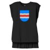 Women's Flowy Muscle Tee With Rolled Cuffs Thumbnail