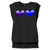 Women's Flowy Muscle Tee With Rolled Cuffs Thumbnail