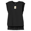 Women's Flowy Muscle Tee With Rolled Cuffs Thumbnail