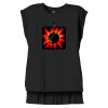 Women's Flowy Muscle Tee With Rolled Cuffs Thumbnail