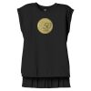 Women's Flowy Muscle Tee With Rolled Cuffs Thumbnail