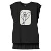 Women's Flowy Muscle Tee With Rolled Cuffs Thumbnail