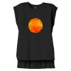 Women's Flowy Muscle Tee With Rolled Cuffs Thumbnail