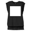 Women's Flowy Muscle Tee With Rolled Cuffs Thumbnail