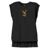 Women's Flowy Muscle Tee With Rolled Cuffs Thumbnail