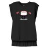 Women's Flowy Muscle Tee With Rolled Cuffs Thumbnail