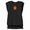 Women's Flowy Muscle Tee With Rolled Cuffs Thumbnail