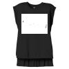 Women's Flowy Muscle Tee With Rolled Cuffs Thumbnail