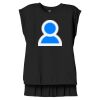 Women's Flowy Muscle Tee With Rolled Cuffs Thumbnail