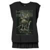 Women's Flowy Muscle Tee With Rolled Cuffs Thumbnail