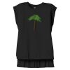 Women's Flowy Muscle Tee With Rolled Cuffs Thumbnail
