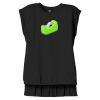 Women's Flowy Muscle Tee With Rolled Cuffs Thumbnail